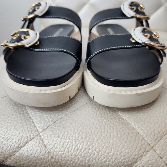 Coach Double Strap Platform Sandals - Picture 6 of 10
